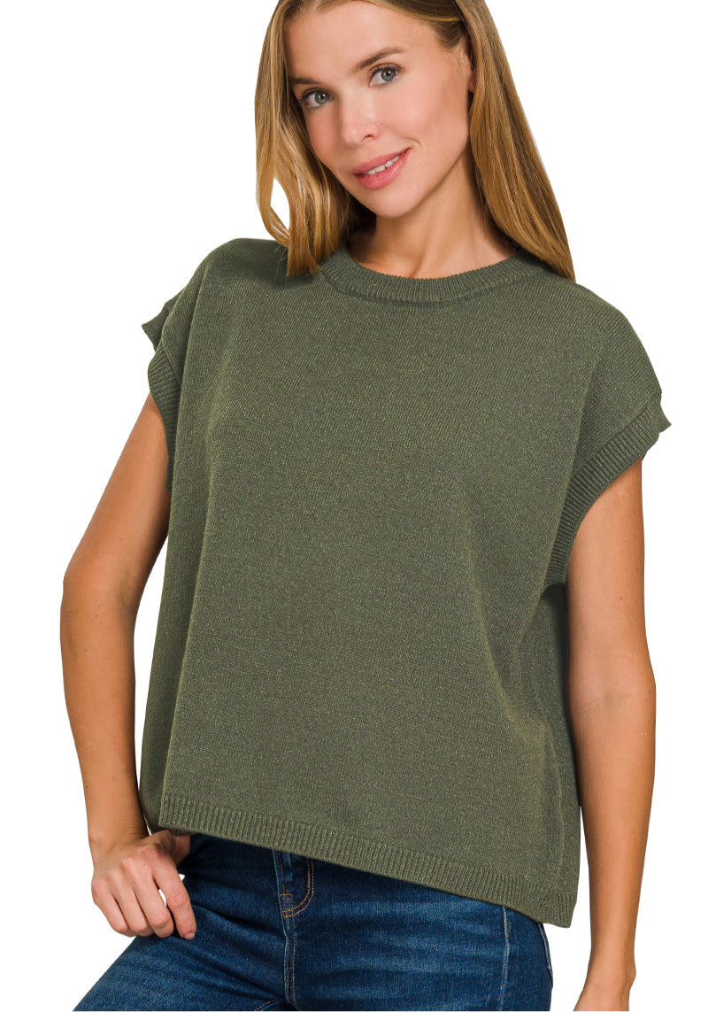 Live Your Life Sweater Vest •5 Colors•
