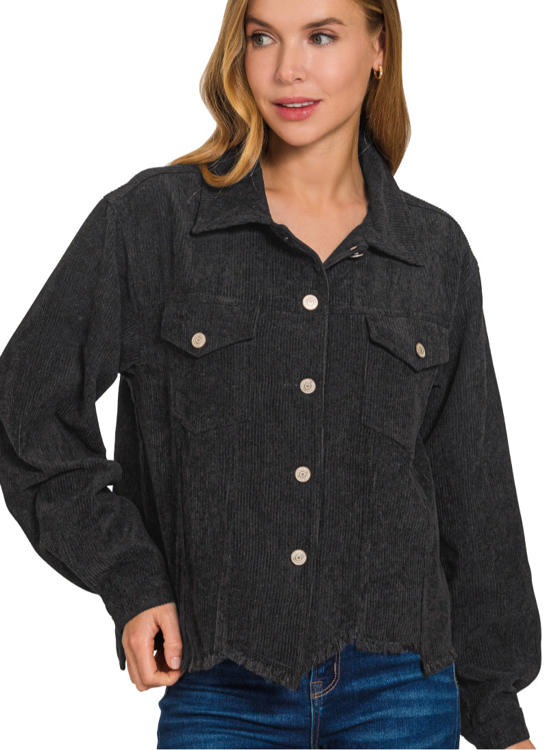 •2 Colors• Kendall Corduroy Jacket