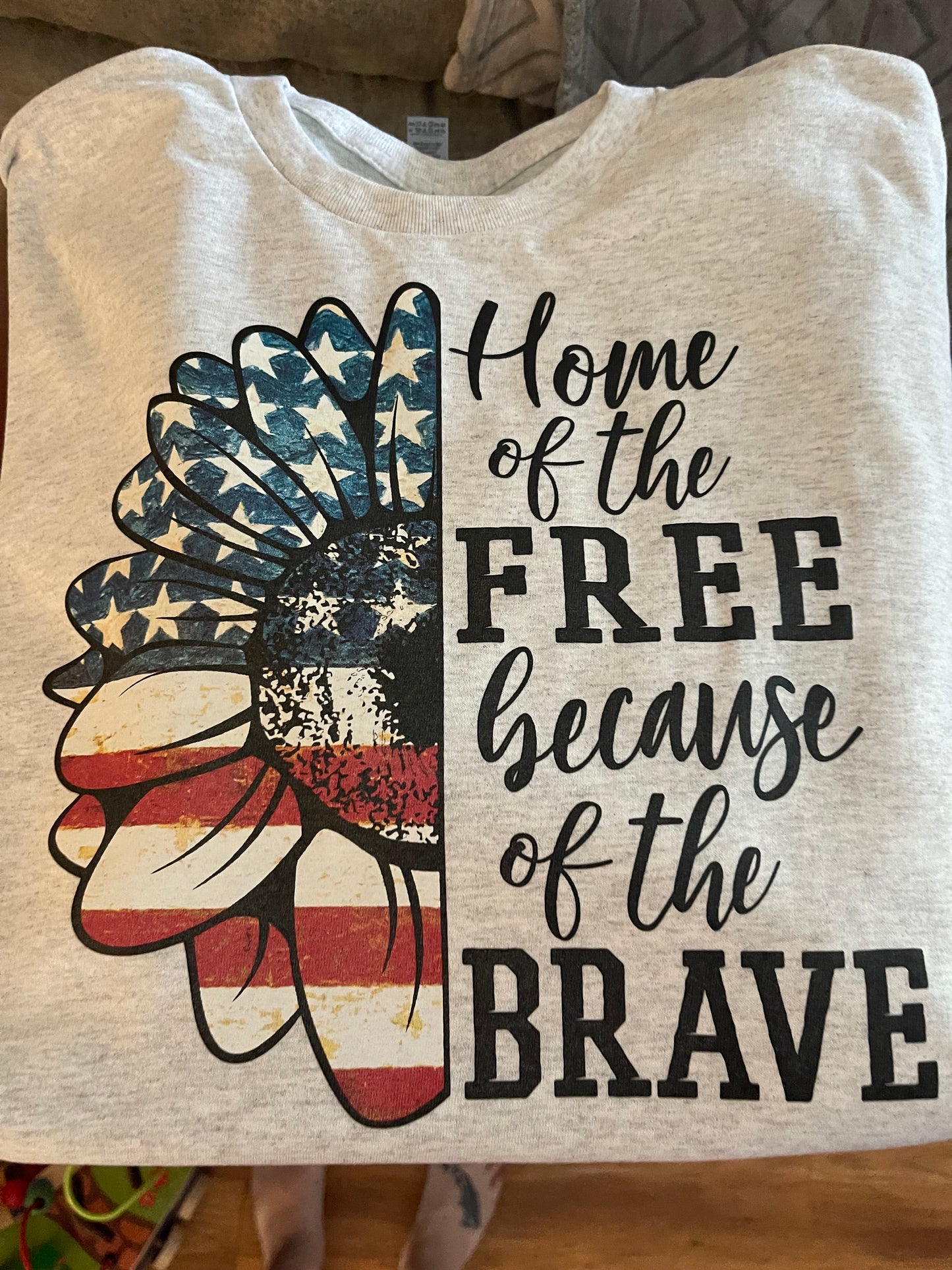 Free Because of the Brave Tee