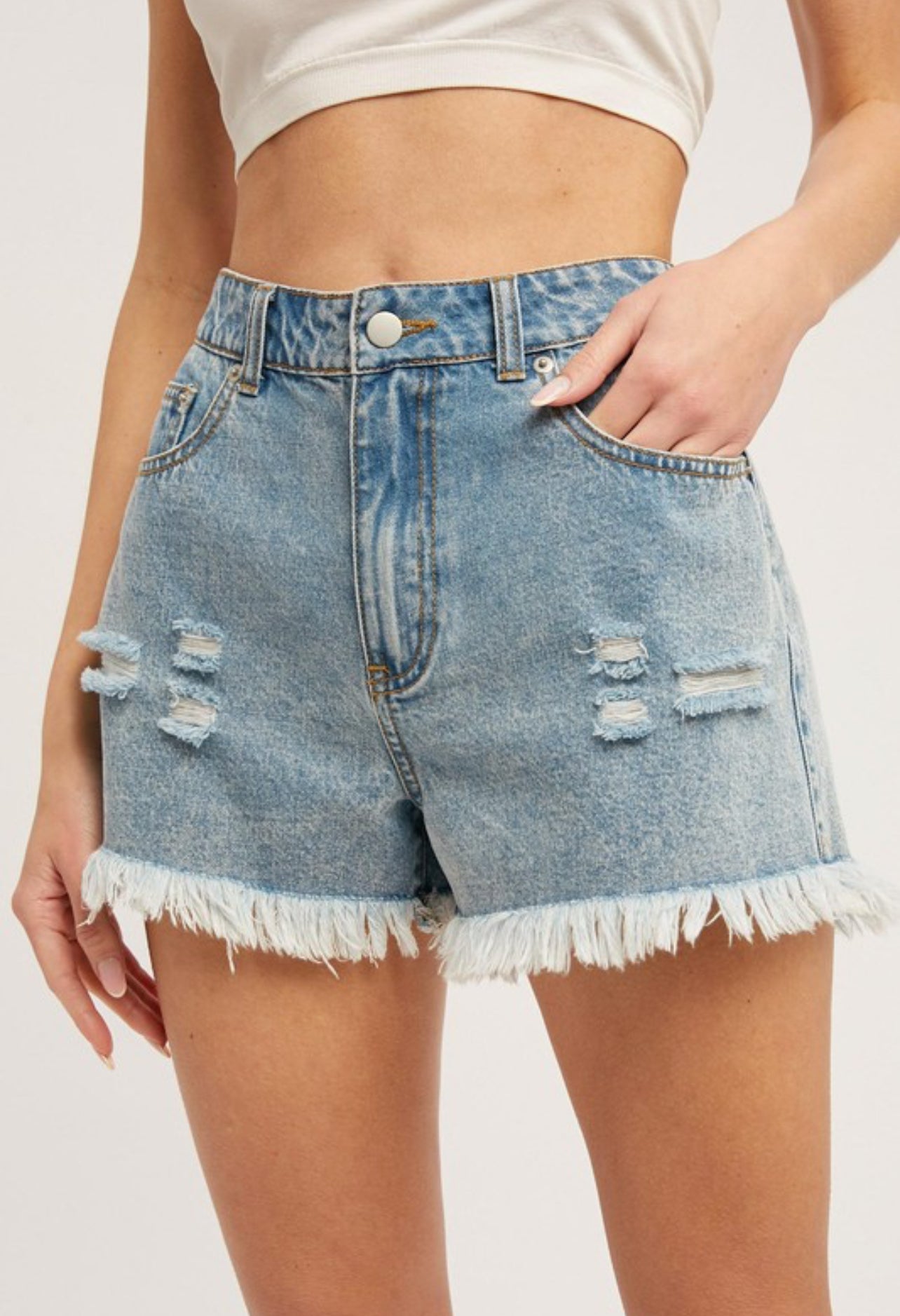 Runnin’ Errands Denim Shorts