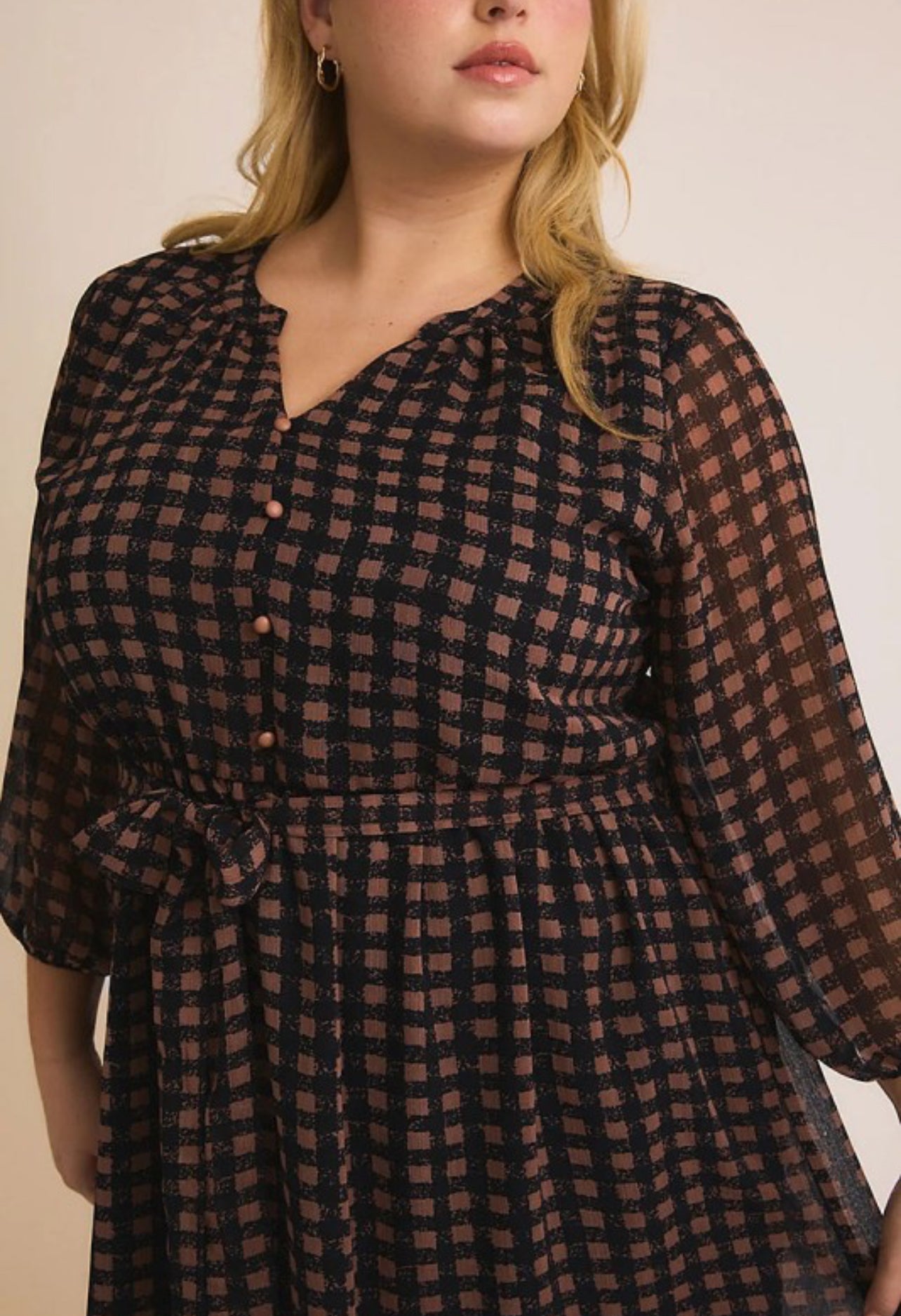 Picture This Checkered Dress