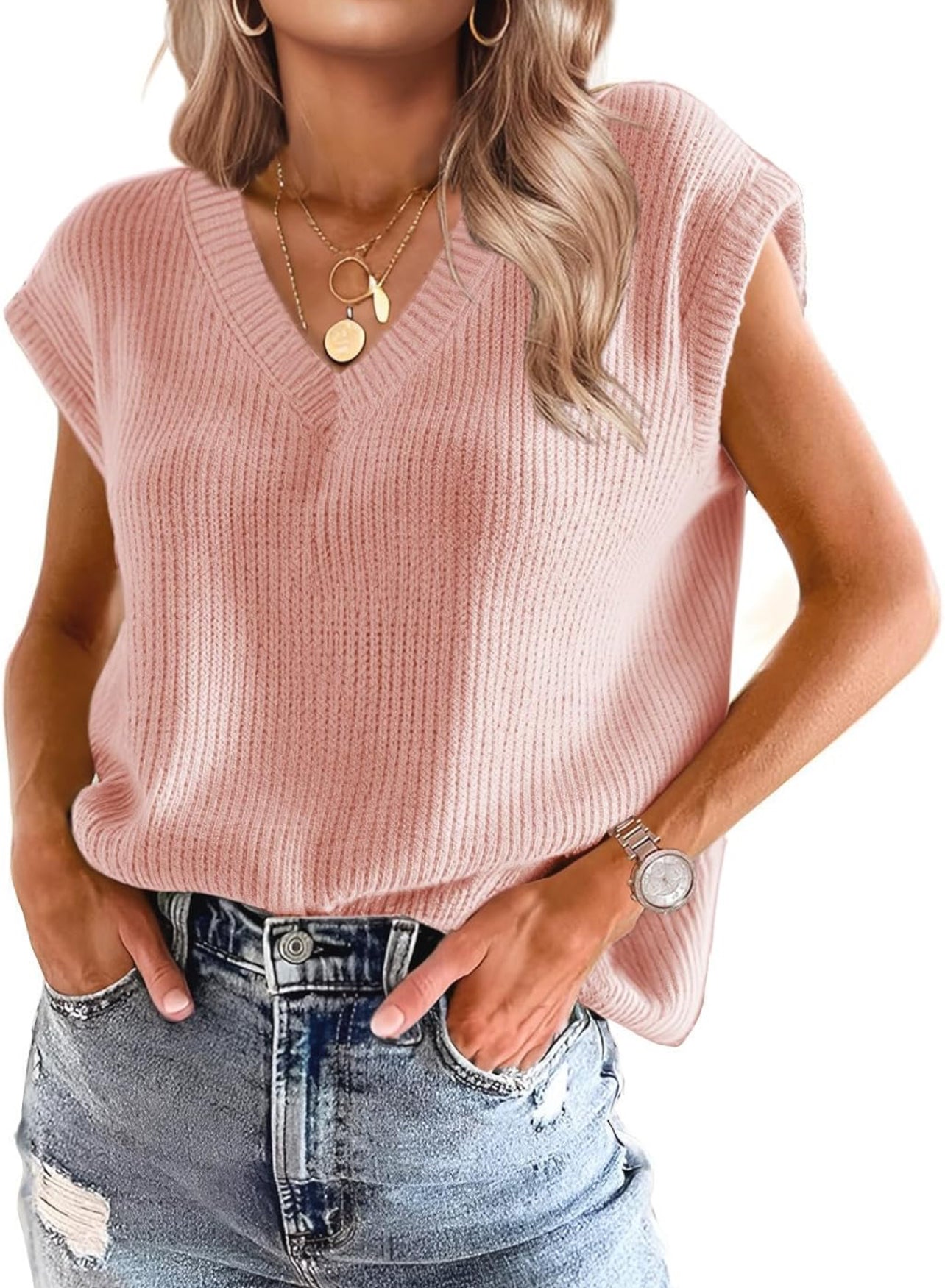 Past The Drama Sweater Vest •3 Colors•