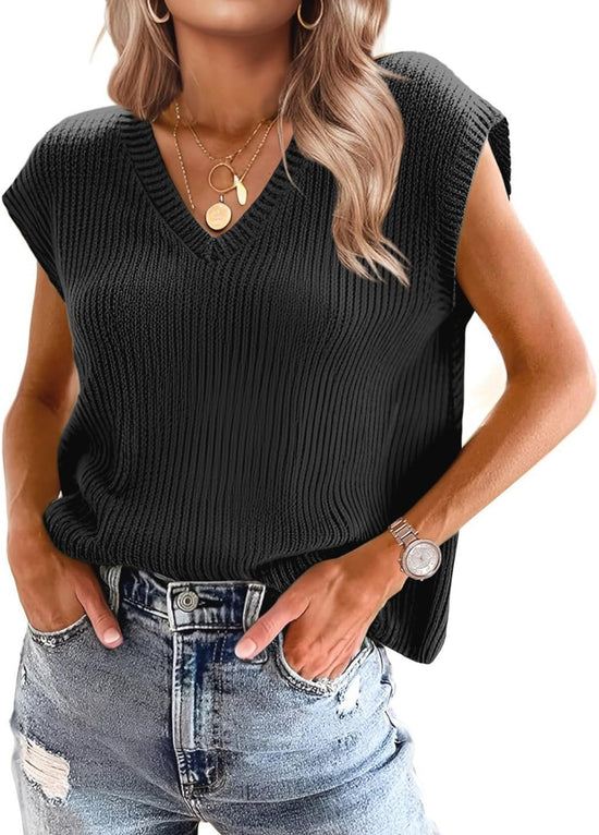 Past The Drama Sweater Vest •3 Colors•