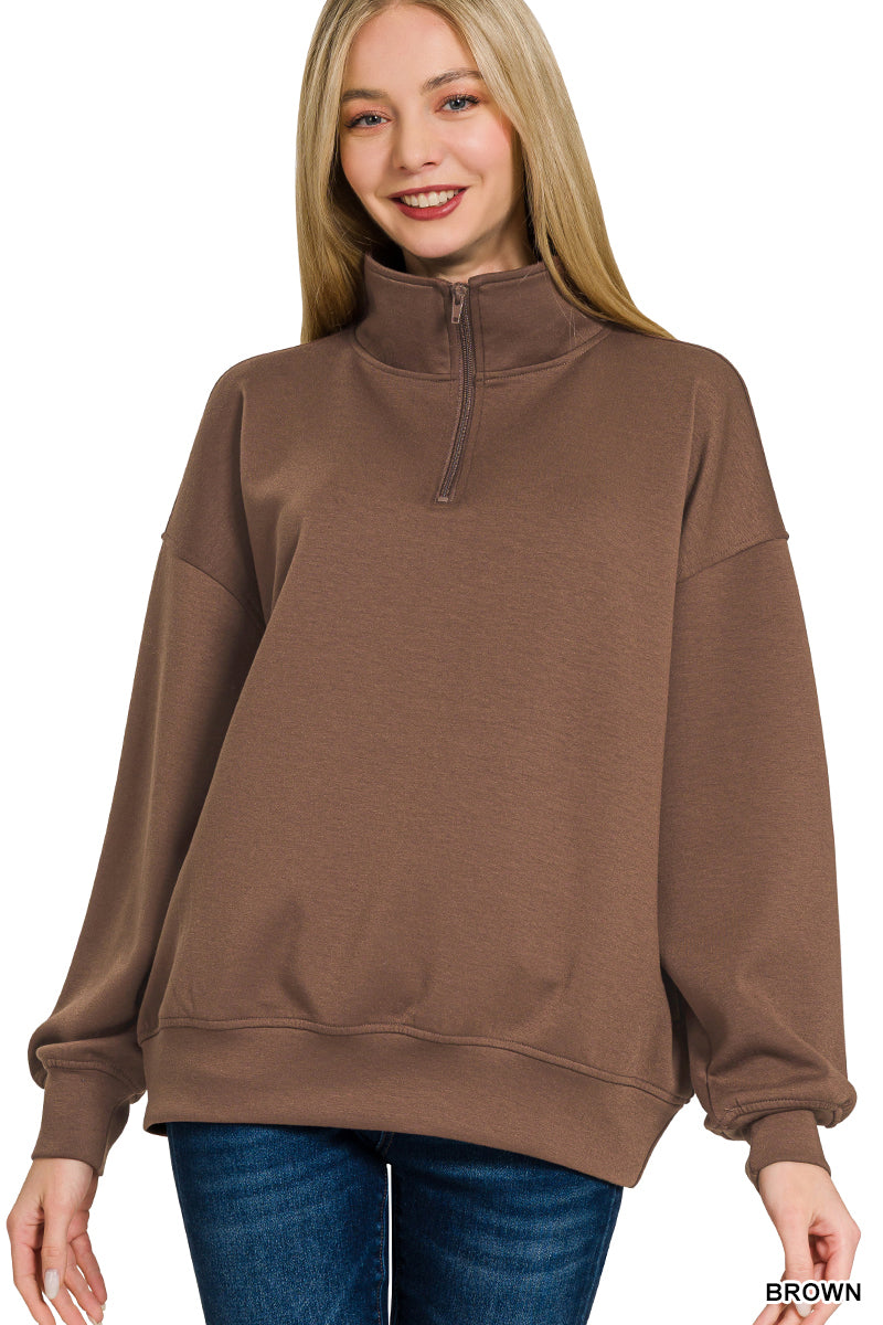 •7 Colors• Scuba 1/2 Zip Pullover