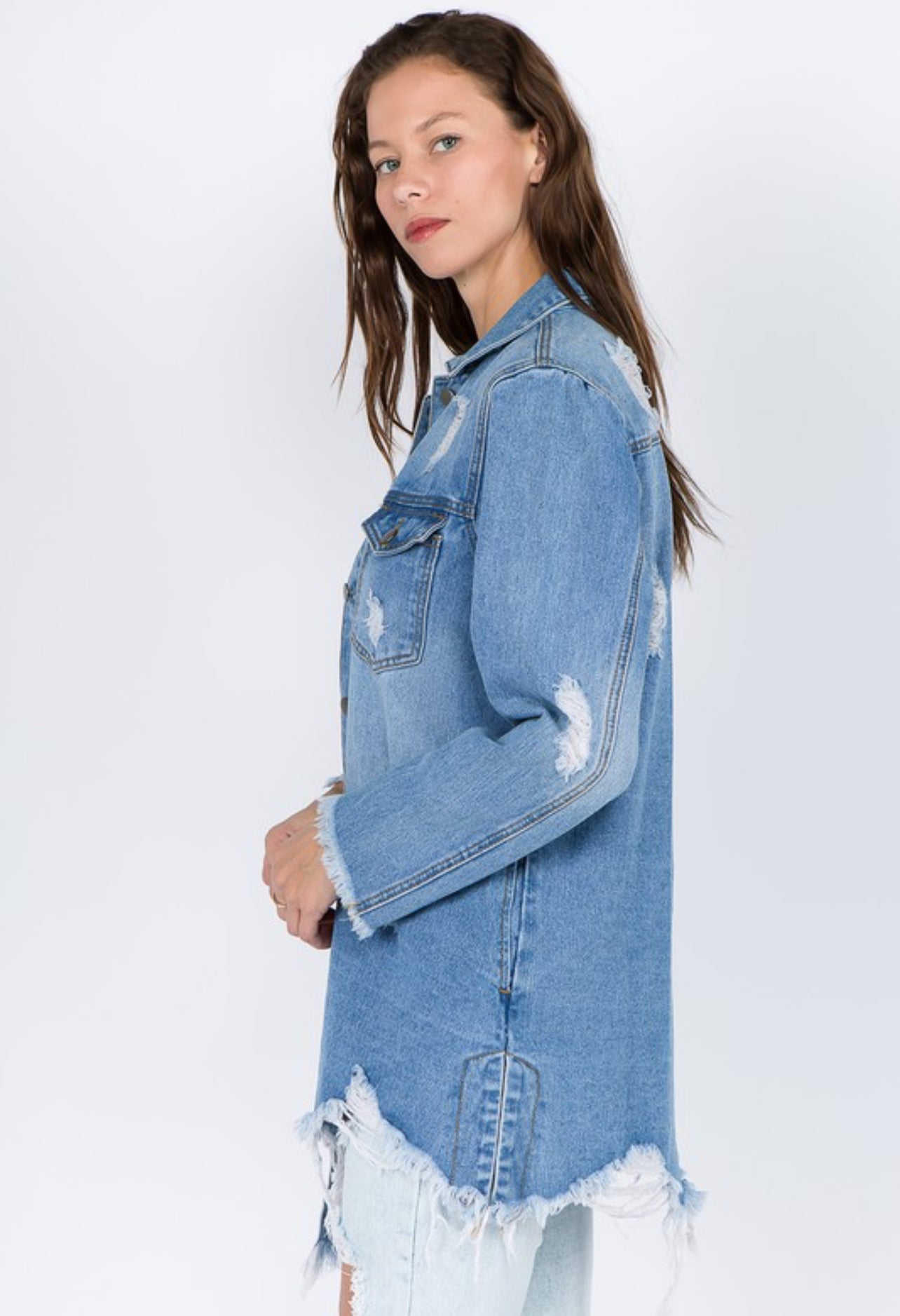 3 Colors• Oaklee Denim Shirt Jacket