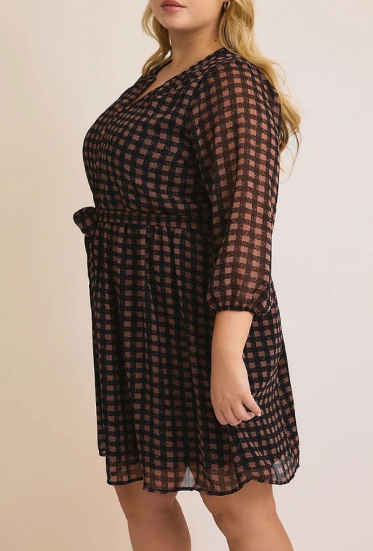 Picture This Checkered Dress