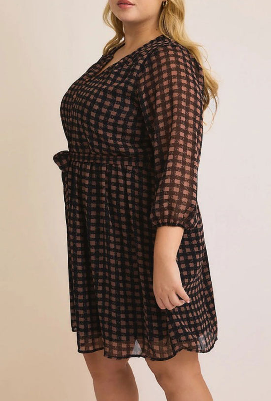 Picture This Checkered Dress