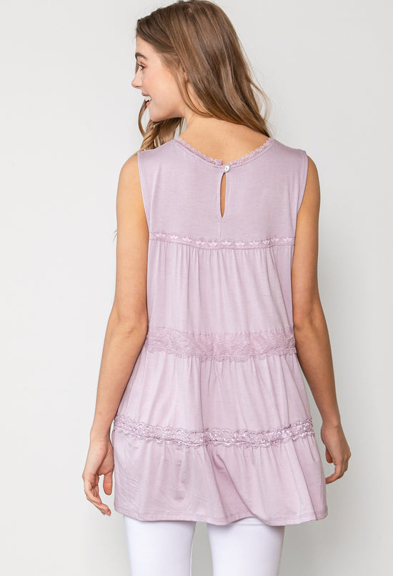 The Lila Top - Lavender