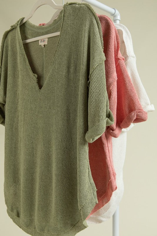 Simplicity Speaks Top - Olive