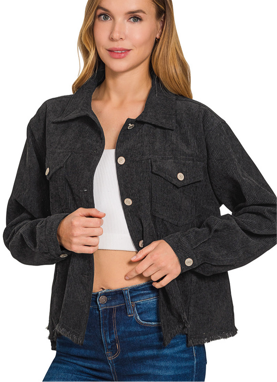 •2 Colors• Kendall Corduroy Jacket