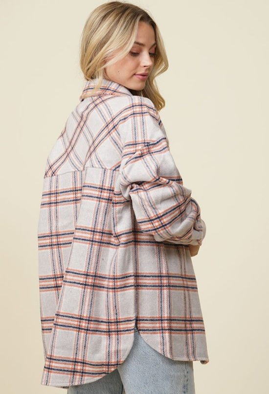 Fall Vibes Plaid Shacket