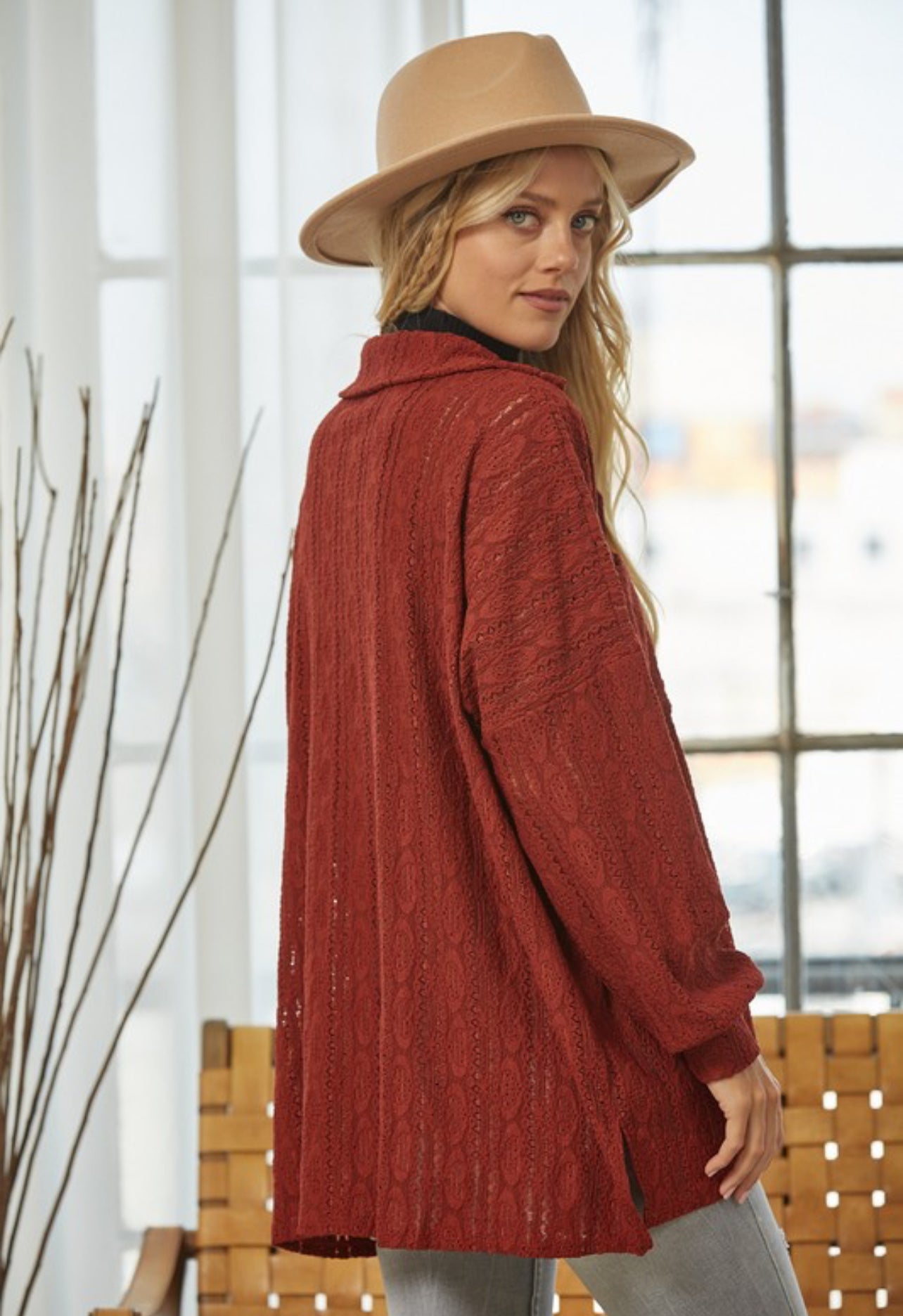 Lash Out Button Up