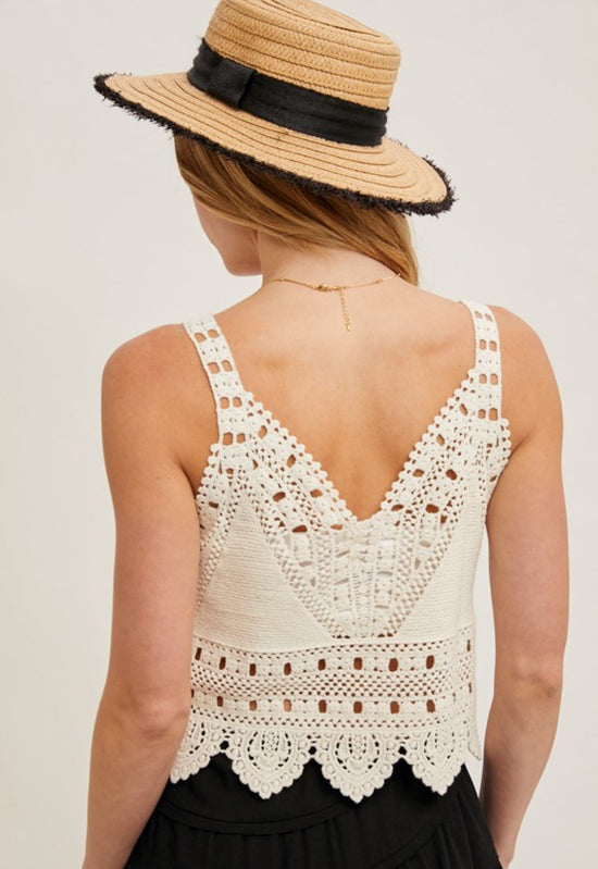 Baylee Crochet Lace Top