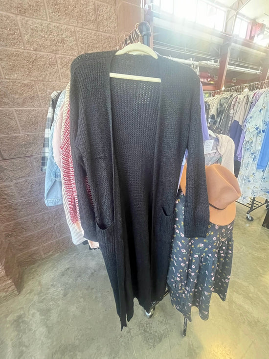 Over The Top Cardigan - Black
