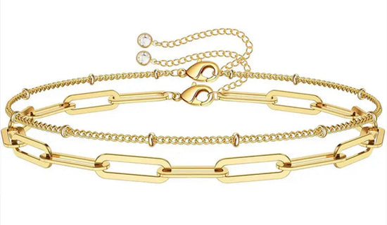 Gold Double Layer Bracelet