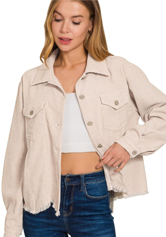 •2 Colors• Kendall Corduroy Jacket