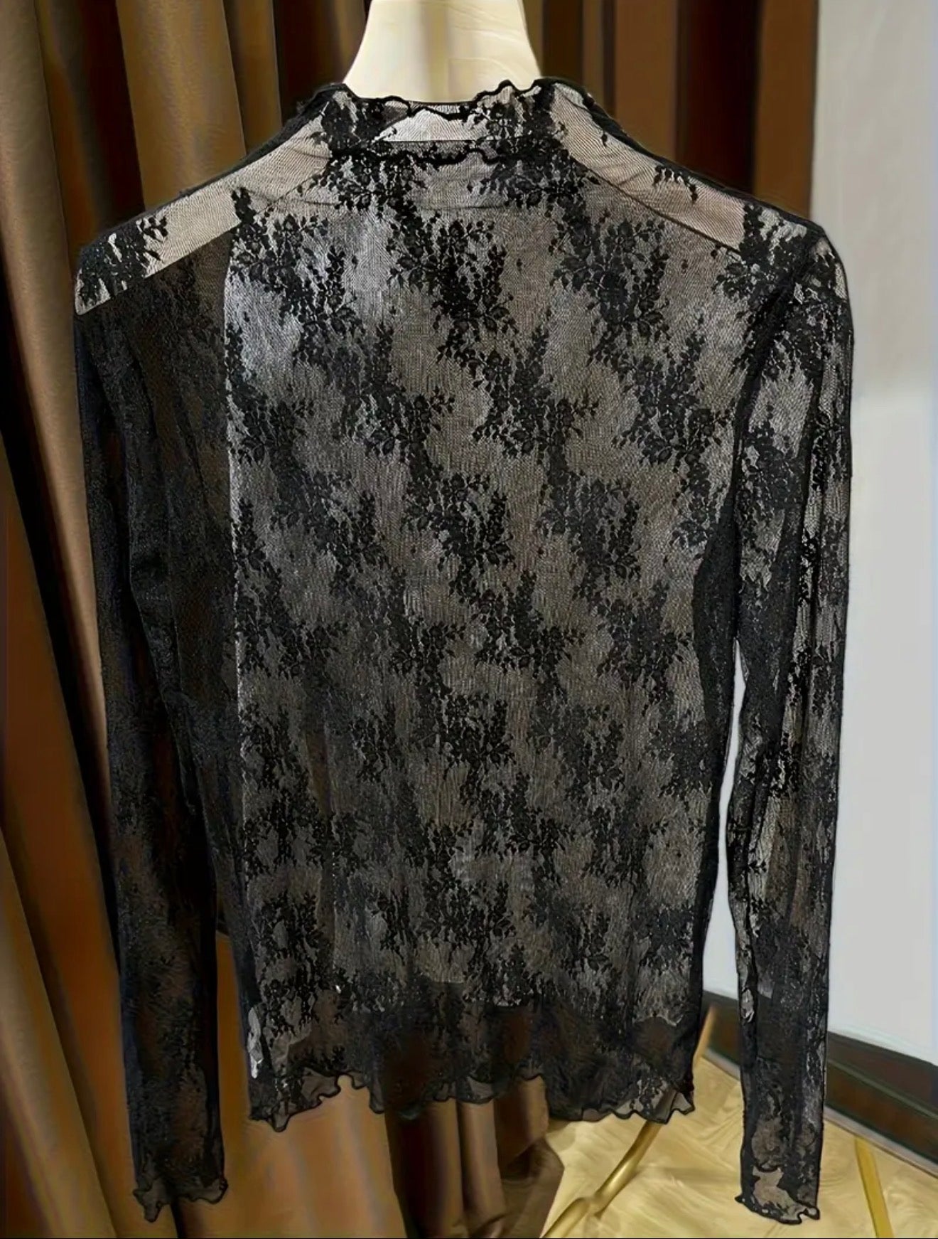Black Lace Top