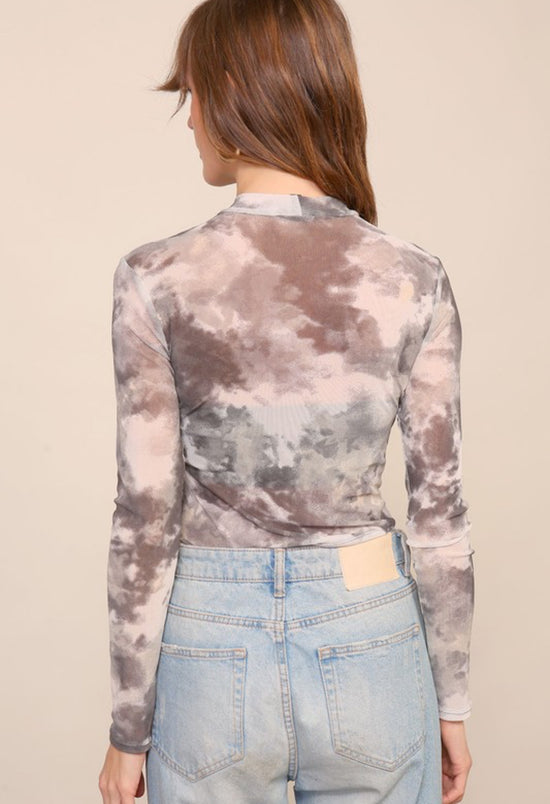 Marble Mesh Top