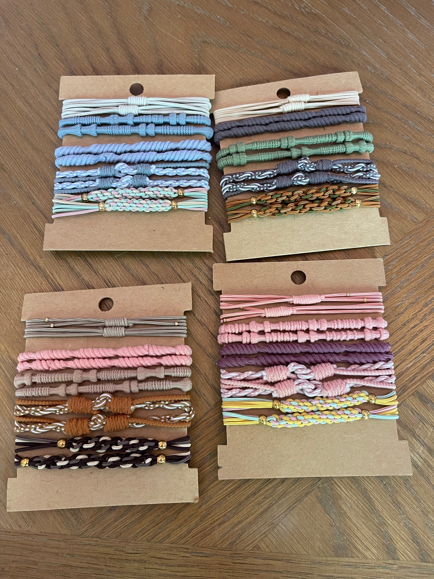 Random Boho Hair Ties/Bracelet Pack