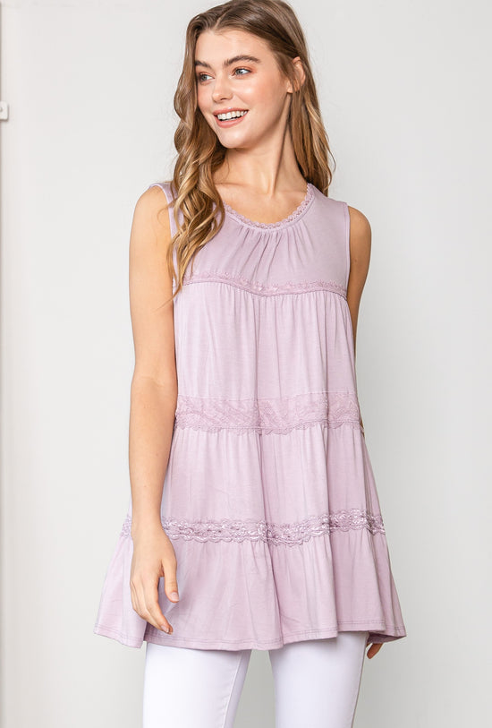 The Lila Top - Lavender