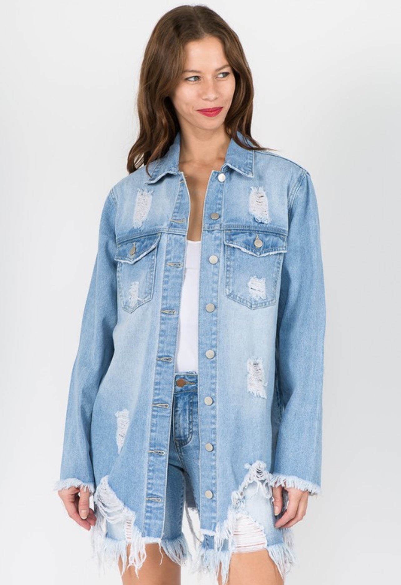 3 Colors• Oaklee Denim Shirt Jacket