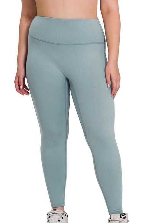 Microfiber Brushed Full Length Leggings