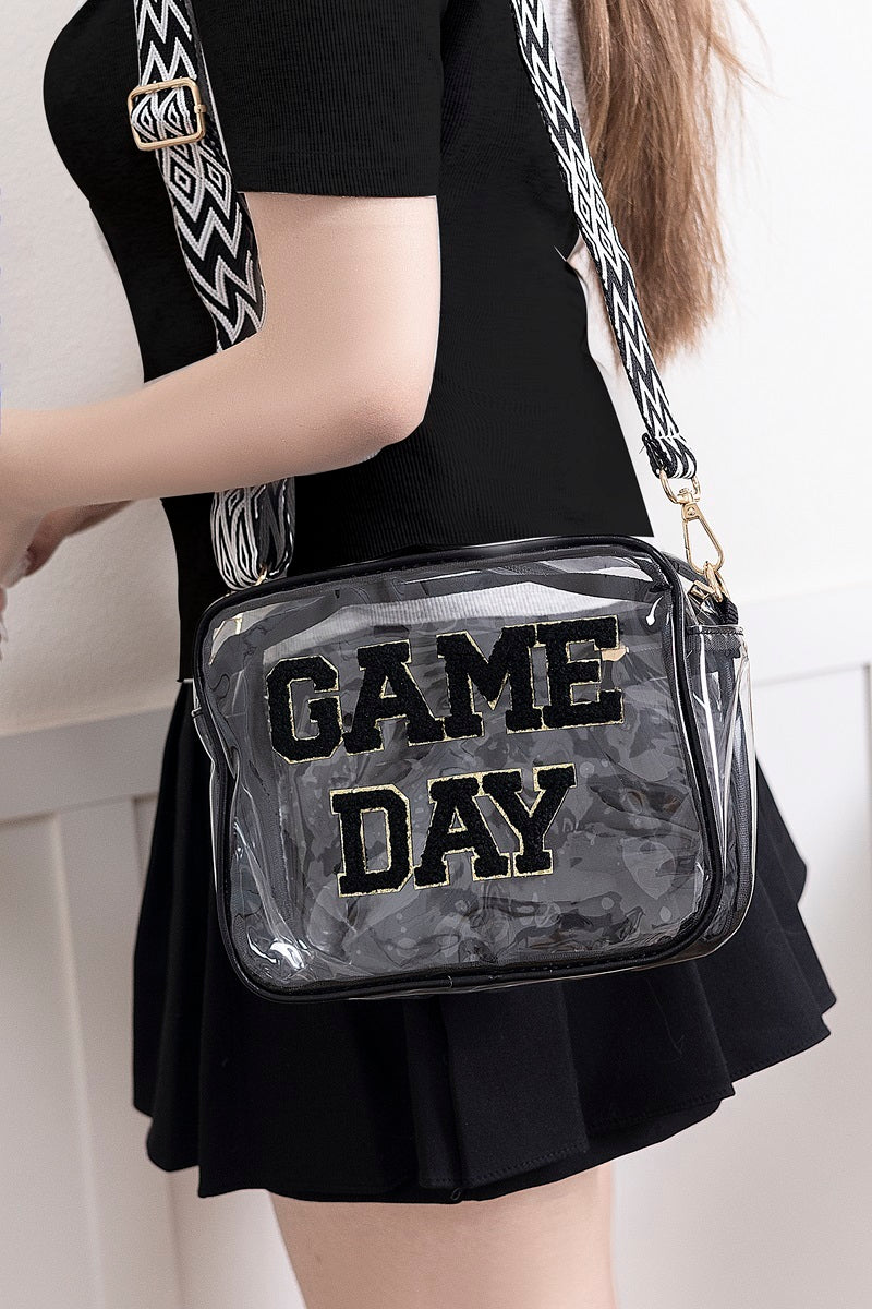 Game Day Transparent Crossbody Bag