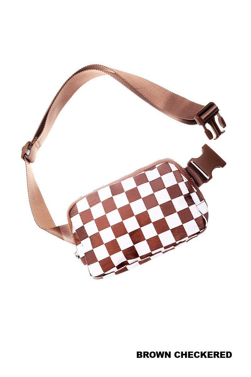 Everywhere Cross Body Fanny Pack Belt Bag - 3 Patterns