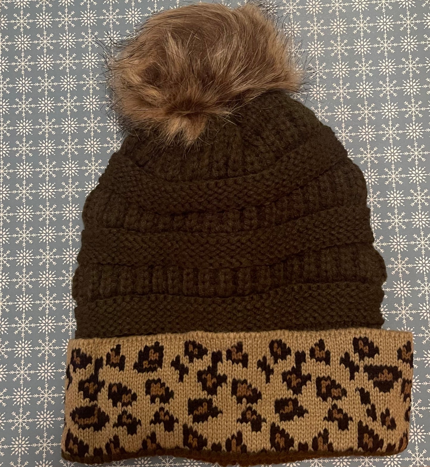 Leopard Beanie