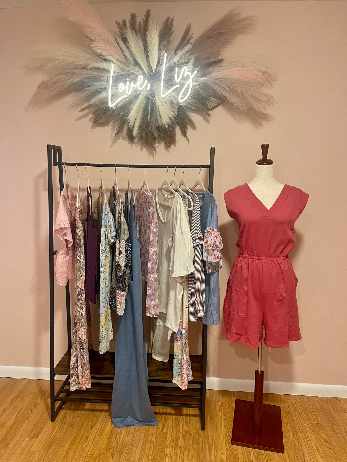 The Nellie Romper - Rose