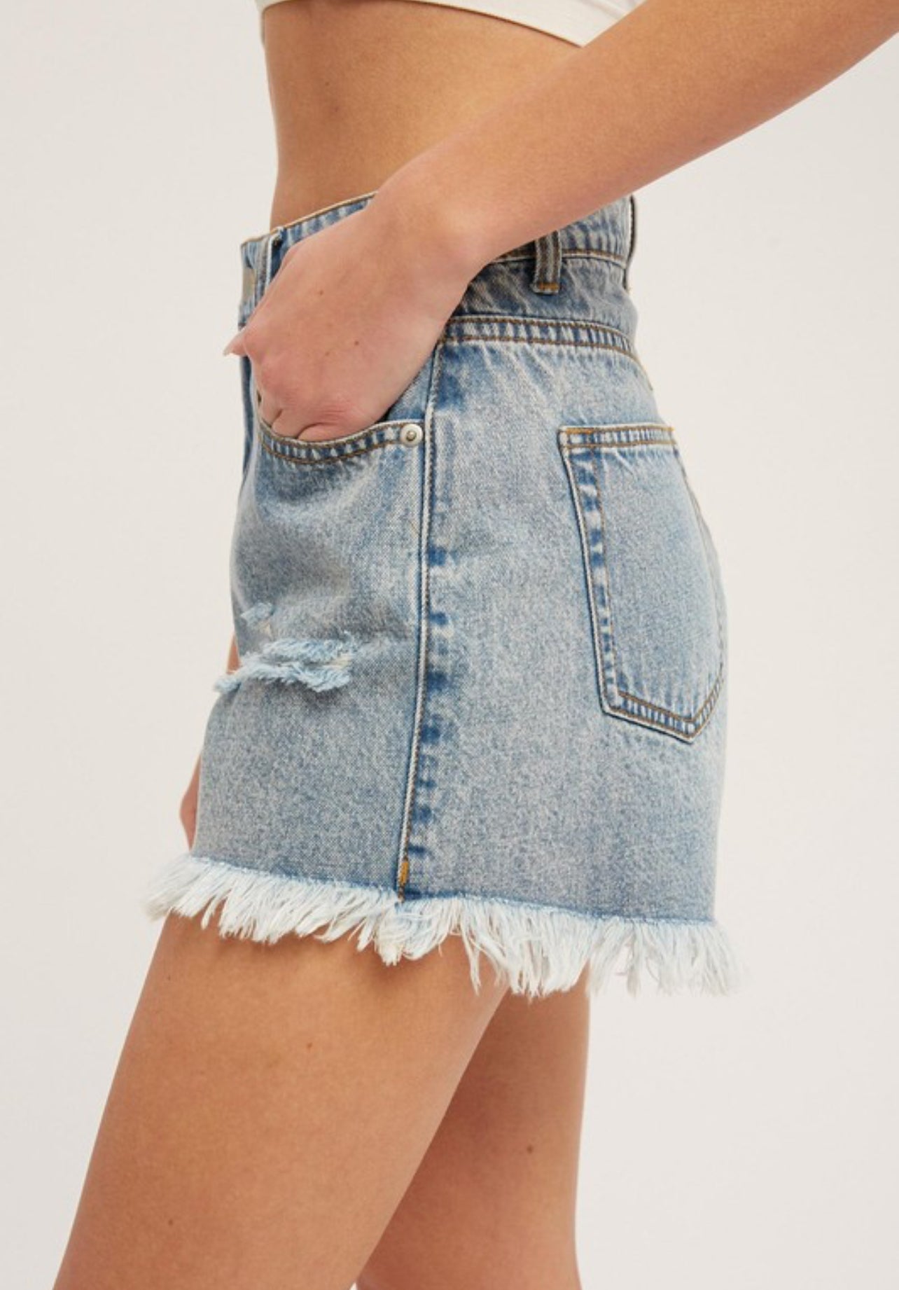 Runnin’ Errands Denim Shorts