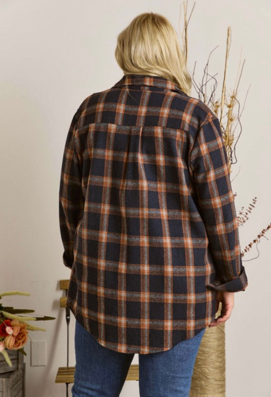 Harvest Wishes Plaid Top