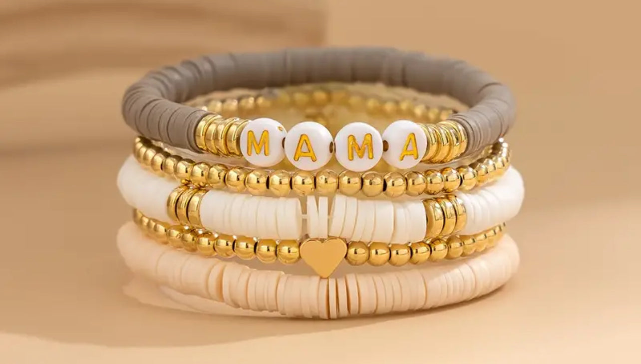 5-Piece Mama Bracelet Set