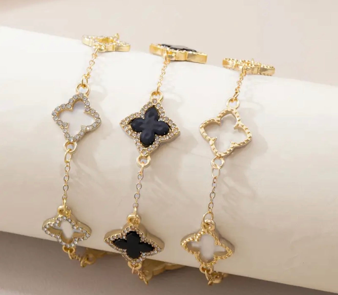 4 Leaf Bracelet •3 Colors•