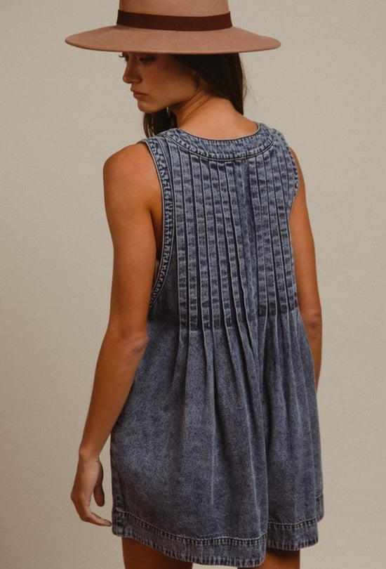 Alaina Denim Romper
