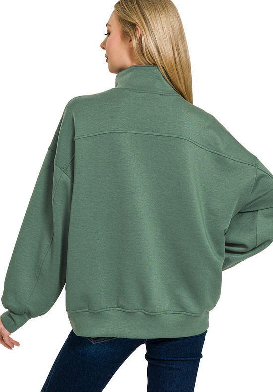 •2 Colors• Scuba 1/2 Zip Pullover