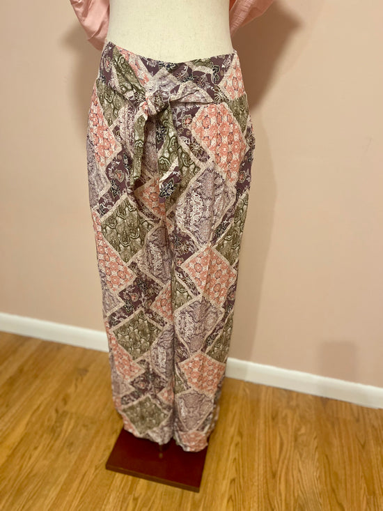 Thinking About The Weekend Printed Palazzo Pants