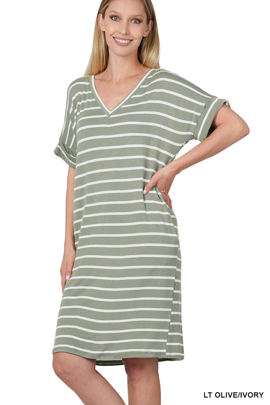 The Kara Stripe Dress