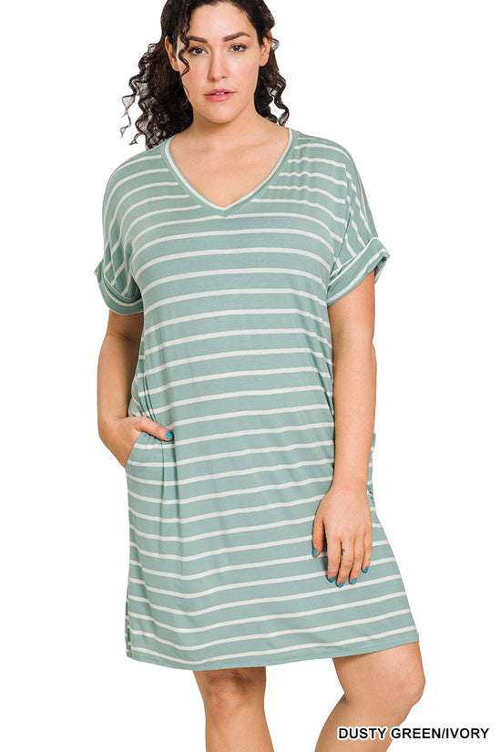 The Kara Stripe Dress