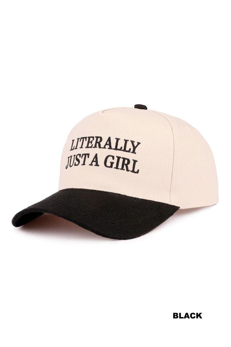 Literally Just A Girl Hat